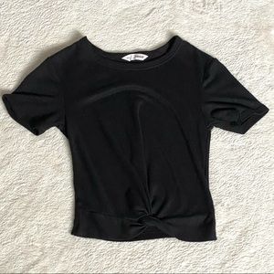 Age 9-12 black tee shirt